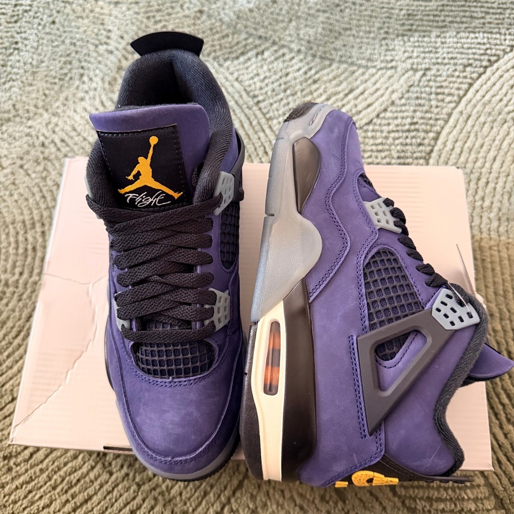 Nike Air Jordan 4 Retro Canyon Purple Imperial Purple FV5029-500 Mens 5 - Picture 1 of 6